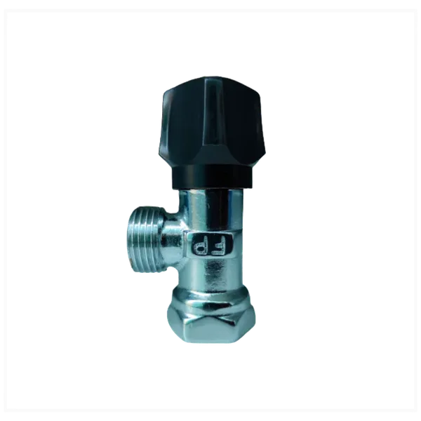 Llave Arresto 1/2" x 1/2" Fundición Pacífico Negra